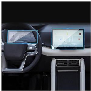 Displaybeschermfolie Voor BYD Yuan UP 2024 2025 12,8"" Navigatieschermbeschermer Auto Middenconsole Dashboard Antikrasfolie(24 Navigation Film 10.1""+instrument Film)