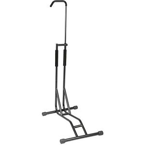 M-Wave RAIMUND 2-in-1 verticale en horizontale fietsstandaard voor volwassenen, parkeerstandaard, 30-65 cm, voor bandbreedte tot 6,5 cm, zwart, voor 30-65 cm
