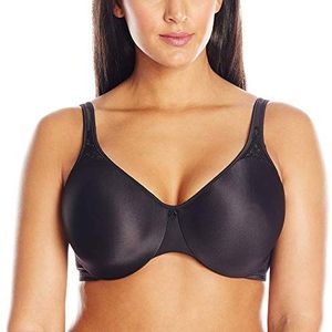 BALI Minimizer-beha voor dames, Passion for Comfort, beugelbeha met volledige bedekking, naadloze cups, Zwart, 80E