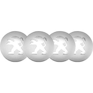 SJZZJMZ - Wieldoppen - 56 mm - Set van 4 voor Peugeot 206 307 308 3008 207 208 407 508 2008 5008 107