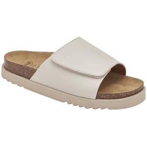 Scholl, Damessandalen met klittenbandsluiting, wit, Wit, 36 EU