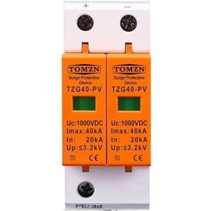 Home overspanningsbeveiliging SPD DC 1000V 20KA ~ 40 KA, laagspanning overspanningsbeveiliging apparaat (maat: 1000V)