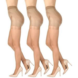 BANANALU Figuurvormende korsetbroek met figuurvormend effect, Brons, set van 3, M