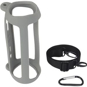 Voor JBL Flip6 Speaker Siliconen Beschermhoes Draagbare Audio Case (Grijs)