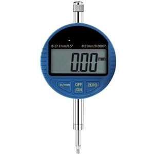 Digitale micrometer, 0,001 mm, elektronische micrometer, 0-25,4 mm, metrische en Engelse micrometer, U-datumverzamelaar (12,7 x 0,01 mm)