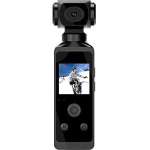 Nieuwe 4K 1080P Pocket Camcorder HD Cam 1,3"" LCD-scherm 270° draaibaar Wifi sportcamera met waterdichte behuizing Bewegingscamera's(With 128G Card)