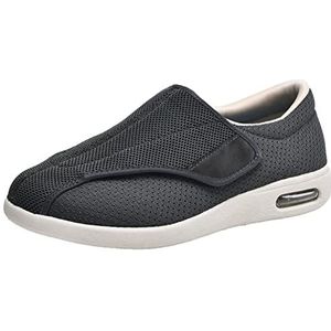 Vrouwen Mannen Verstelbare Velco Extra Brede Schoenen Gezwollen Voeten Diabetische Oedeem Laarzen Slippers Indoor Outdoor Sandalen Unisex Groot,C,EU37.5