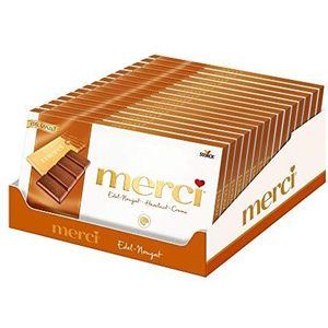 merci Tafelchocolade edel-nougat (15 x 112g) / 4 kleine, fijne tasjes