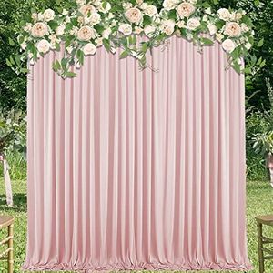 SK Studio 5x7 FT Achtergrond Gordijn voor Partijen Rimpel Gratis Licht Roze Fotografie Achtergrond Gordijnen Voor Verjaardagsfeestje Thuis Bruiloft Baby Douche Decoratie Benodigdheden