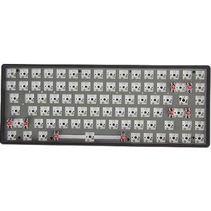Modulair Mechanisch Toetsenbord, 84 Toetsen Hot Swap Aangepast Gamingtoetsenbord voor Doe-het-zelvers