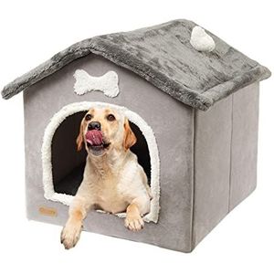 Hondenhok voor binnen | Opvouwbare ingesloten hondenhok Kennel - Overdekte kleine huisdierenappartementen Indoor Cat Hideaway Voihamy