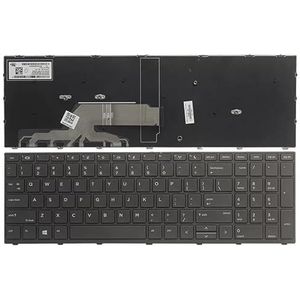 Spaans SP/US laptoptoetsenbord voor HP voor Probook 450 G5 455 470(Black US)