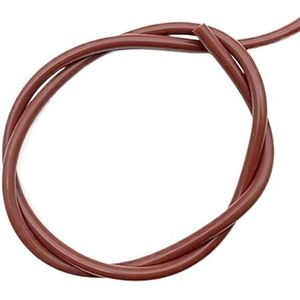 1Meter ID2 3 4 5 6 7 8 9 10 12mm Siliconen Buis Flexibele Rubber Slang Food Grade Frisdrank Pijp Water Connector Kleurrijke Sanitair voor Motoren, Auto (Bruin, 1 Meter_OD 4XID 2MM)