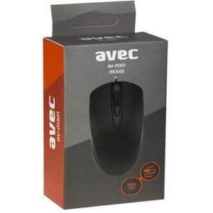 Avec Av-M301 Bedrade Muis - Zwart