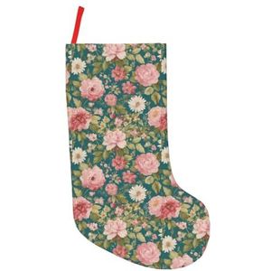 Bloesem Bloem Print Kerst Kousen,Vakantie Party Decoraties