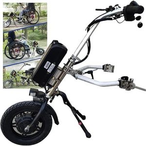 500 W Elektrische Handfiets-Rolstoelbevestiging, Rolstoeltrekker, Met Voorlicht + Luidspreker, 3 Snelheden/Vaarbereik: 65 Km, 17 Ah Batterij,A