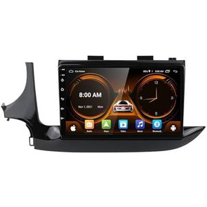 Android 14.0 2 Din Autoradio 9"" Touchscreen Auto Stereo voor Opel Mokka X Vauxhall Buick Encore 2016-2018-[Ingebouwd CarPlay/Android auto/DSP/GPS]-Support MIC/Stuurbediening/Bluetooth 5.0(P5 4G+WIFI 8