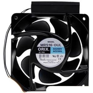 MRS16-TTA 16 cm 230 V AC bestendige industriële koelventilator voor kasten, polycarbonaat bladen, 3300 tpm