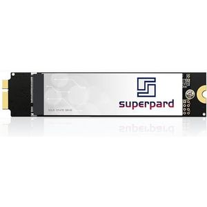 Superpard 1 TB SSD Vervanging voor 2010 2011 MacBook Air 11 inch A1370 EMC 2393/2471, 13 inch A1369 EMC 2392/2469 (MacOS voorgeïnstalleerd)