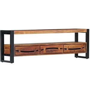 DIGBYS TV Kast 140x30x45 cm Massief Acacia Hout