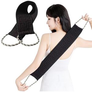 MeoZynxadril Rugrubber, rugborstel, peeling-handdoek, rugdouche, doucheborstel, doucheborstel voor lichaamscrub, peeling-bad