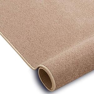 Een kleur tapijt Eton voor elke kamer, woonkamer, slaapkamer, kinderkamer, tapijten, beige, verschillende maten, 400x600 cm