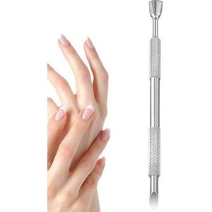 Nagelriemduwer - roestvrijstalen professionele gebogen nagelduwer | Draagbare nageltechnologie Must-Haves, ingegroeide teennagel, kleine pedicure en manicure-gereedschappen voor nagelverzorging