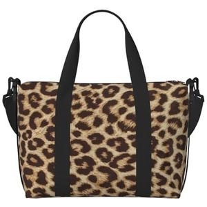 YUNWEIKEJI Leuke luipaardprint, grote strandtas schoudertas reistas - draagtas handtas met handgrepen en riemen, zoals afgebeeld, Eén maat