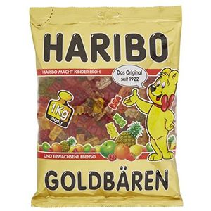 Haribo Goldbears, Fruit Gums, Winegums, Sweets, Bonbons, In Bag, 1 kg Packet