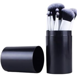 Multifunctionele Make-upborstel Make-upkwastenset 12 Stuks, Geschikt For Contouren, Oogschaduw, Blush En Concealerkwasten Oogmake-up Kwasten voor Dames