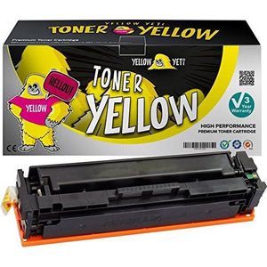 Yellow Yeti Compatibele 201X CF402X Geel (2300 pagina's) Toner Cartridge voor Gebruik met HP Color LaserJet Pro MFP M277dw M277n M274n M252dw M252n