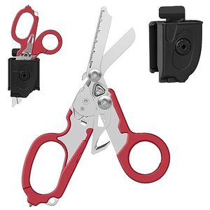 Noodschaar met bandsnijder en glasbreker RVS Opvouwbare Schaar Tangen, Outdoor Camping Reddingsscharen Gereedschap …