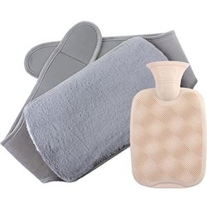 DieffematicRSD Warmwaterkruik Warmwaterkruik Met Riem Soft Cover Hoge Dichtheid Warm Waterzak Warm Houden in de Winter Draagbare Handwarmer Benodigdheden (Color : 2pcs)