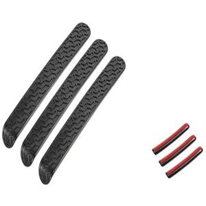 VFEBTSD Compatibel met 3/5 stuks deurgreepinzetstukken, afdekking en decoratieset, compatibel met Wrangler JK 4-deurs 2007-2017 exterieuraccessoires(3pcs)