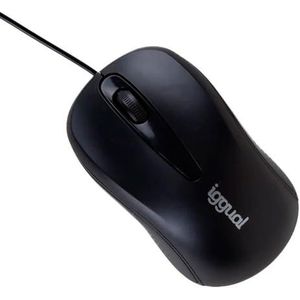 iggual COM-BASIC2-800DPI muis Ambidextrous USB Type-A