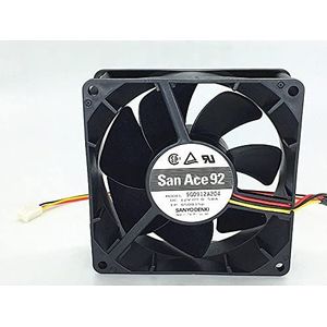 SAN ACE92 9G0912A204 3-wire 9CM 12V 0.58A server cooling fan