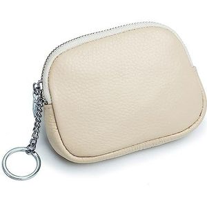 Mini portemonnee dames portemonnee mini minimalistische portemonnee 11,5 x 9 x 2 cm, Wit, 11.5x9x2cm