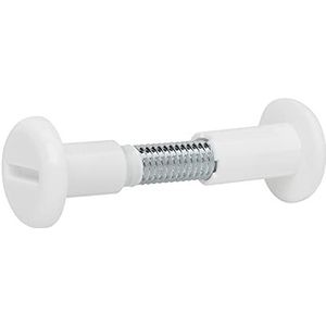 10 st. SOTECH Inbusschroeven wit Gat-Ø 8 mm voor houtdikte 31-40 mm met schroefdraad M6 Kabelschroef met staal-kunststof huls