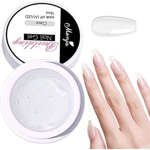 Vaste Gelnagellijm | Harde Nagel Builder, 3D Nail Sculpture Gel, Niet-kleverige Hand Builder, DIY Tacery