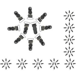 10 Set van Vrouwen Been Jarretelgordel Punk Goth Dij Bretels Kousen Riem 20mm Zwart