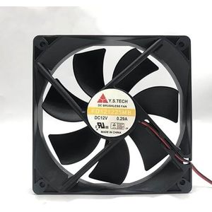 FD121225MB DC12V 0.29A 12025 120 * 25MM 12cm 2-draads koelventilator
