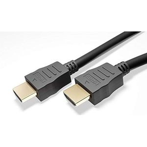 goobay 61149 High Speed HDMI-kabel met ethernet/4K Ultra HD en ARC voor monitoren, PS5 en Xbox (0,5 m)