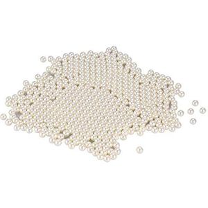 1300 stks/zak kunstmatige parels kralen decoratie voor borstelhouder make-up organizer (wit)