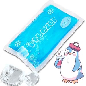 Leddy Living IJs-gel, 400 ml, herbruikbaar, warm/koud, flexibele verpakking voor koeltassen, 14 x 23 cm, vrieszak, magnetron, lange levensduur, ideaal voor levensmiddelen en therapie