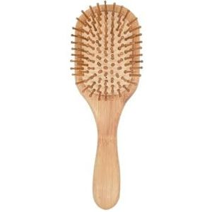 Premium houten bamboe haarborstel Verbeter de haargroei Houten haarborstel Voorkom haaruitval Kam Bamboe Kam Tanden(B)