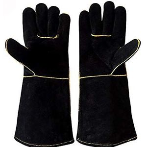 Qcwn ST100 paar hittebestendige gevoerde lashandschoenen