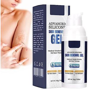 Silvive Advanced Silicone Skin Renewal Gel, Scar Cream Gel, Advanced Scar Gel, Scar Removal Gel, Vermindert Het Uiterlijk Van Oude En Nieuwe Littekens (1 fles)