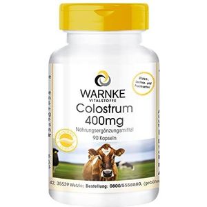Colostrum 400mg - Aminozuren en immunoglobulinen - 90 Capsules | Warnke Vitalstoffe - Duitse apothekerskwalitei