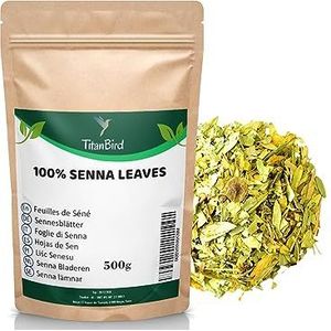 500 g Hele senebladeren | Detox-thee | Krachtig Purgeermiddel, Natuurlijk Laxeermiddel, bevordert de Stoelgang en de Reiniging van de Darmen | Premium Kwaliteit