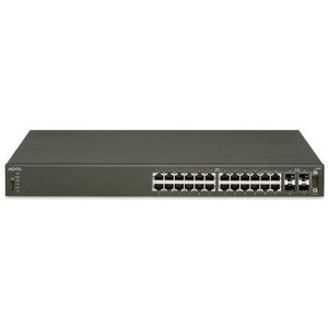 Nortel netwerken Ethernet Routing Switch 4524GT Switch Giga 24 x RJ45 10/100/1000 + 4 x MiniGBIC Kombo 19
